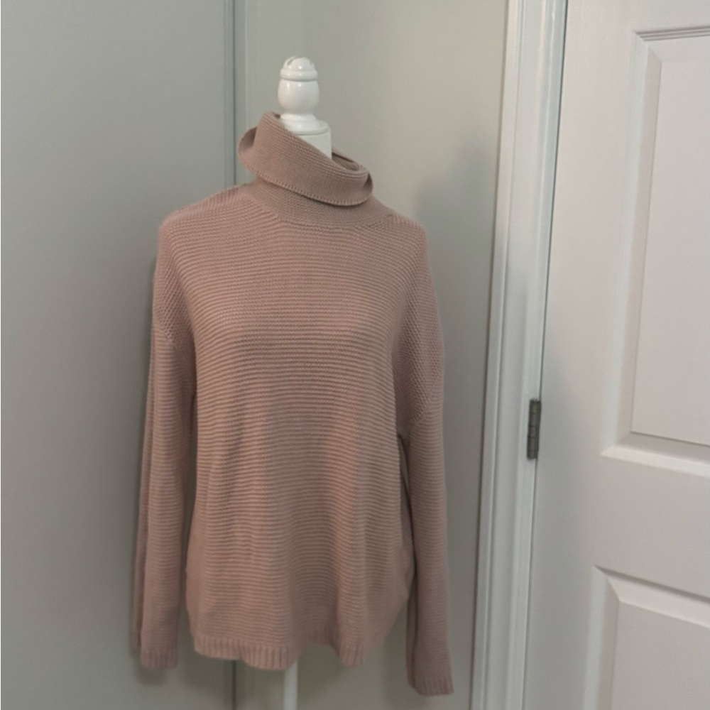 H&M Blush Cowl Neck Sweater